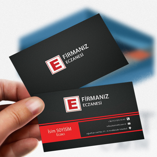 Eczane Kartvizit - Siyah Büyü KV4264